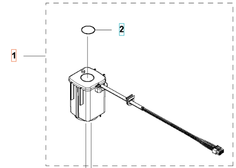 Cutting Motor KIT MotorASSY2   Gardena_Sileno  nB